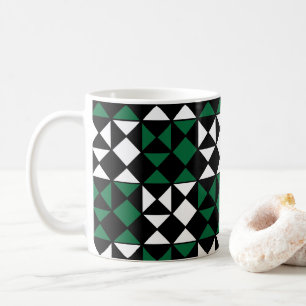 Mug Élégant Motif géométrique coloré