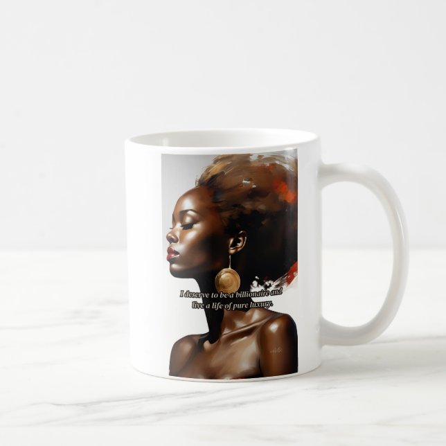 Mug (Elegant, Motivational, Luxury Style) (Droite)