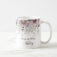 Élégant nom floral rose Dusty