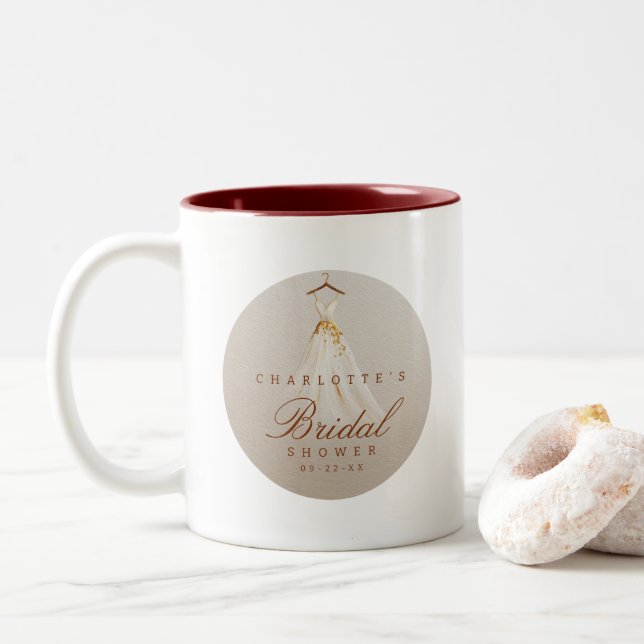 Mug Élégant pour Enterrement de Vie de Jeune Fille (Avec donut)