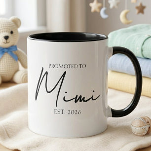 Mug Élégant Promu Gigi EST Année