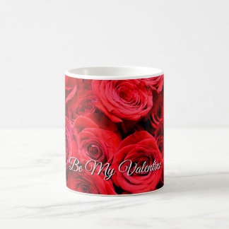 Mug Elegant red roses red flowers red floral
