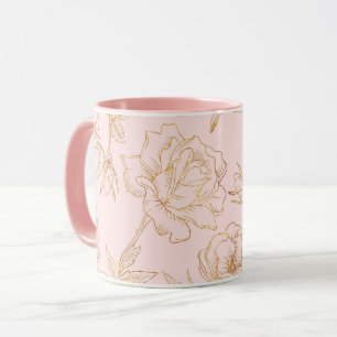 Mug Élégant Rose Or