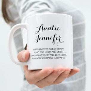 Mug Elégant Seras-Tu Ma Mère Godmère ?