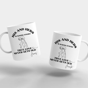 Mug Élégant son et son véritable amour ne devient jama