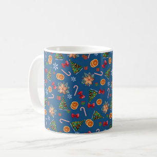 Mug Élégant Sucré Mignon Cookies de Noël Canne à Sucre