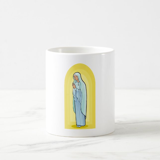 Mug Elegant Virgin Mary Catholic Religious (Créateur téléchargé)