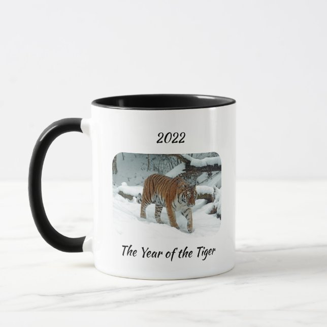 Mug Élégante année 2022 du Tigre (Gauche)