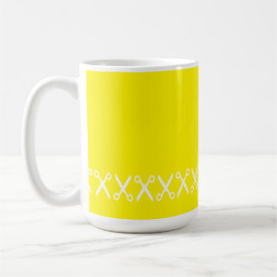 Mug Elégante Coupe Ciseaux Coiffeur Tailor