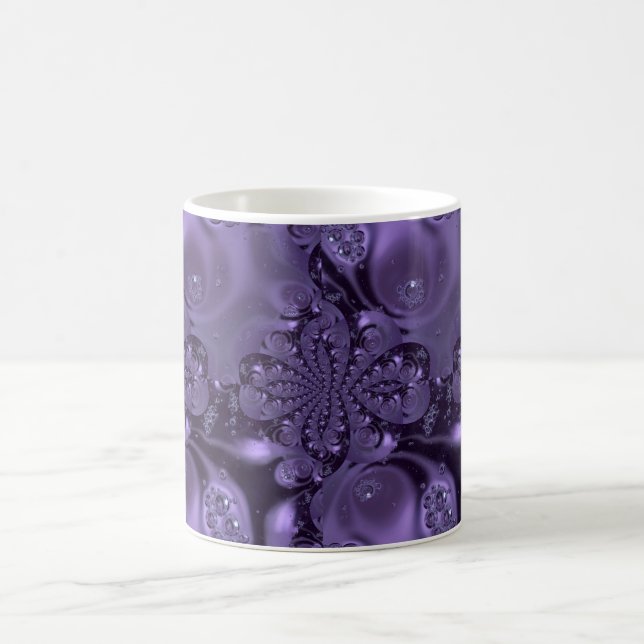 Mug Élégante étincelle Royale Purple Liquide (Centre)