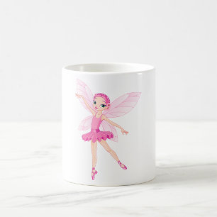 Mug Élégante Fée De Ballerina Rose Pour Les Amateurs D