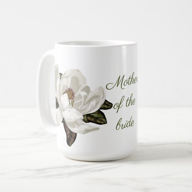 Mug Élégante floraison de Magnolia (Devant gauche)