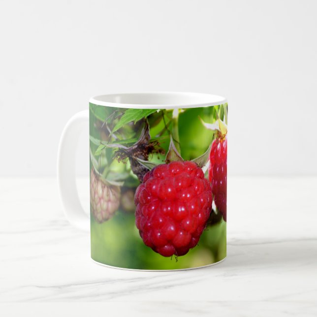 Mug Elégante framboise rouge (Devant gauche)