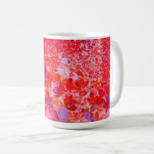 Mug Élégante Hydrangea Limelight Violette et Orange