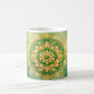 Mug Élégante œuvre d'art mandala florale complexe