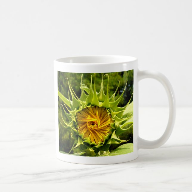 Mug Elégante photo de tournesol jaune (Droite)