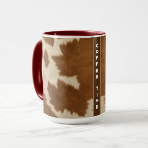 Mug Elégante Vache Faux Cuir Collection tendance