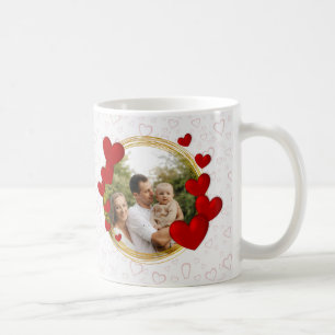 Mug Élégantes Saint-Valentin, Amour, Cœur Rouge Annive