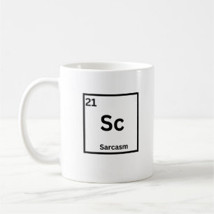 Mug Élément de sarcasme humour scientifique drôle