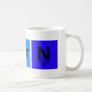 Mug Éléments du bon tricotage du Tableau périodique