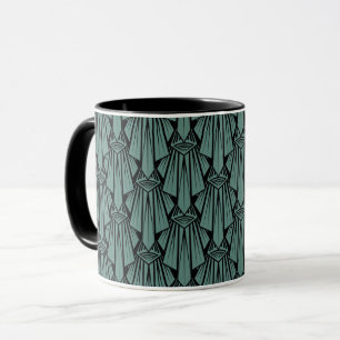 Mug Éléments géométriques abstraits art déco sombres é