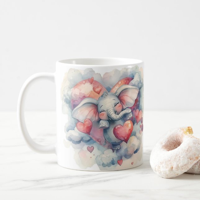 Mug elephant (Avec donut)
