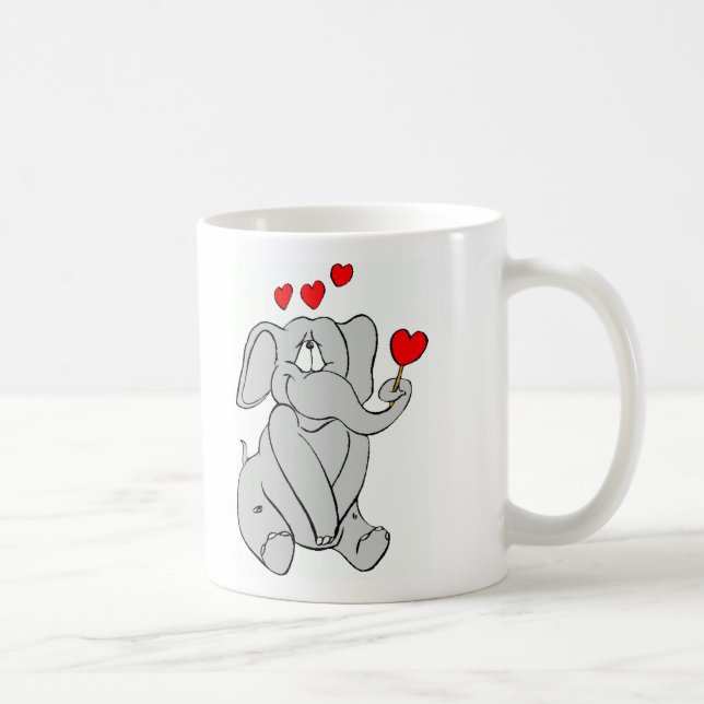 Mug Éléphant d'amour ! (Droite)