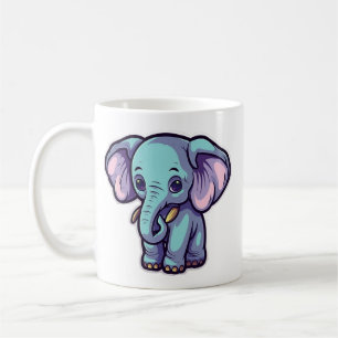 MUG ÉLÉPHANT DE CARTOON