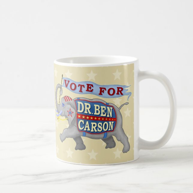 Mug Éléphant de président 2016 républicain de Ben (Droite)