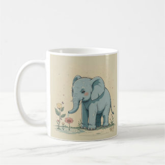 Mug Eléphant de puissance de fleur : Gardener de la na