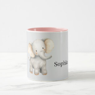 Mug Éléphant de safari gris