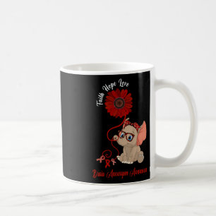 Mug Éléphant de sensibilisation à l'anévrisme cérébral