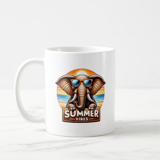 Mug Eléphant d'été (Gauche)