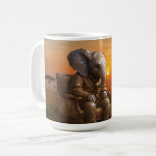 Mug Éléphant Gentleman de Safari