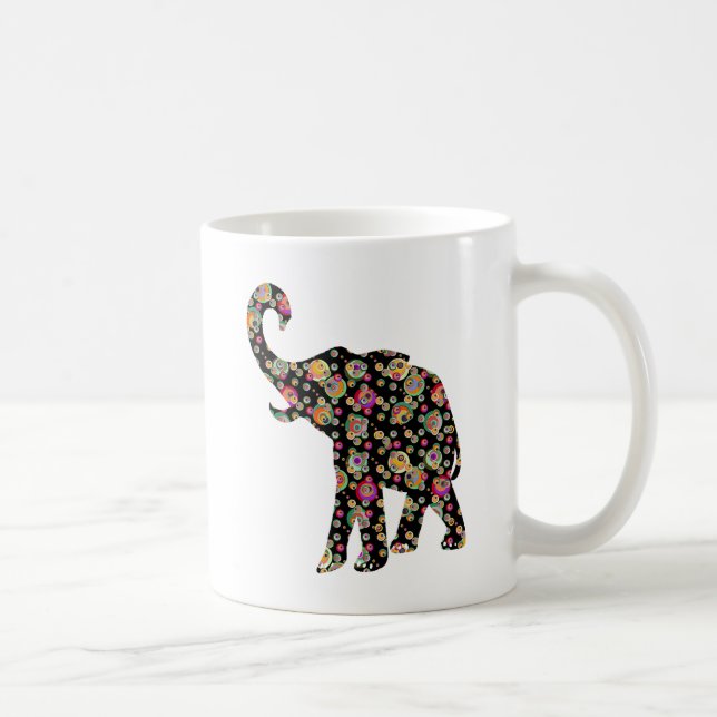 Mug Éléphant hippie (Droite)