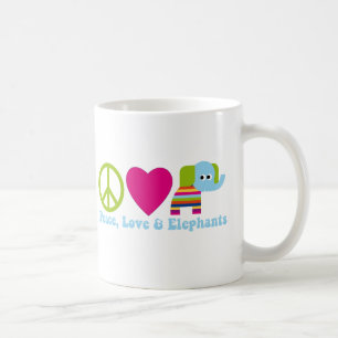 Mug Eléphant Love Tee - shirts and Gifts - 2 Styles, 
