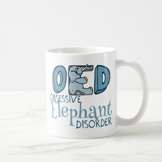 Mug Eléphant mignon (Droite)