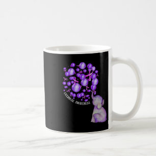 Mug Eléphant Poussant Des Lons Violets Surdose
