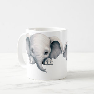 Mug Éléphant qui regarde