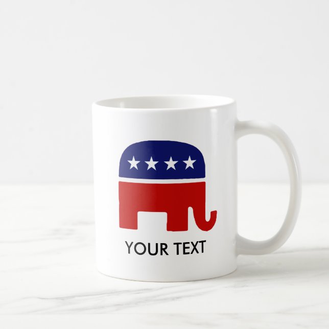 Mug Éléphant républicain de l'éléphant/GOP (Droite)