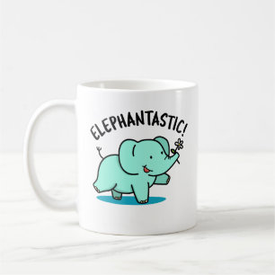 Mug Elephantastic Funny Elephant Pun