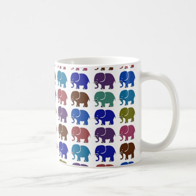 Mug éléphants mignons (Droite)