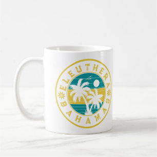 Mug Eleuthera Island Bahamas Palm Tree Souvenirs