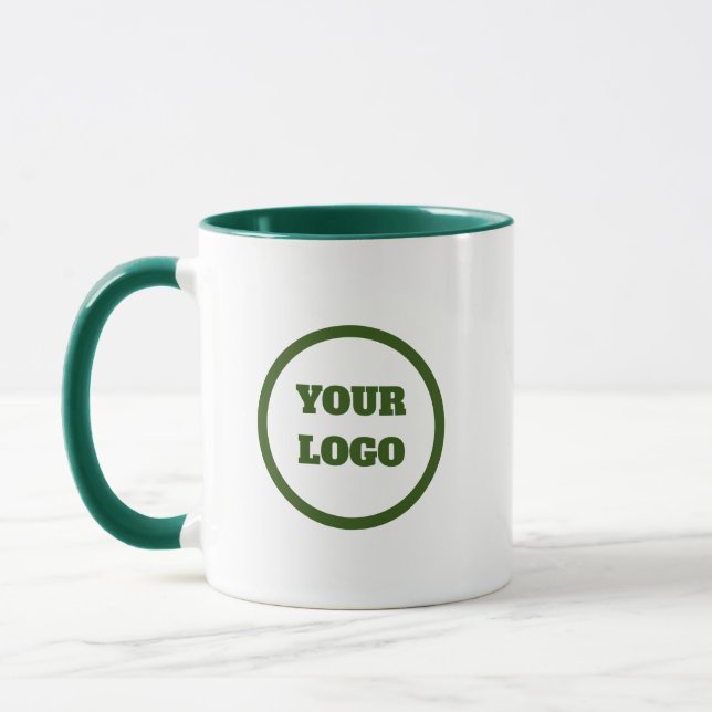 Mug Élever votre marque avec logo personnalisé café en (Gauche)