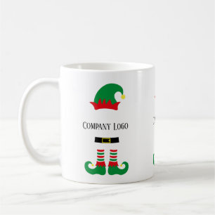 Mug elf de Noël personnalisé