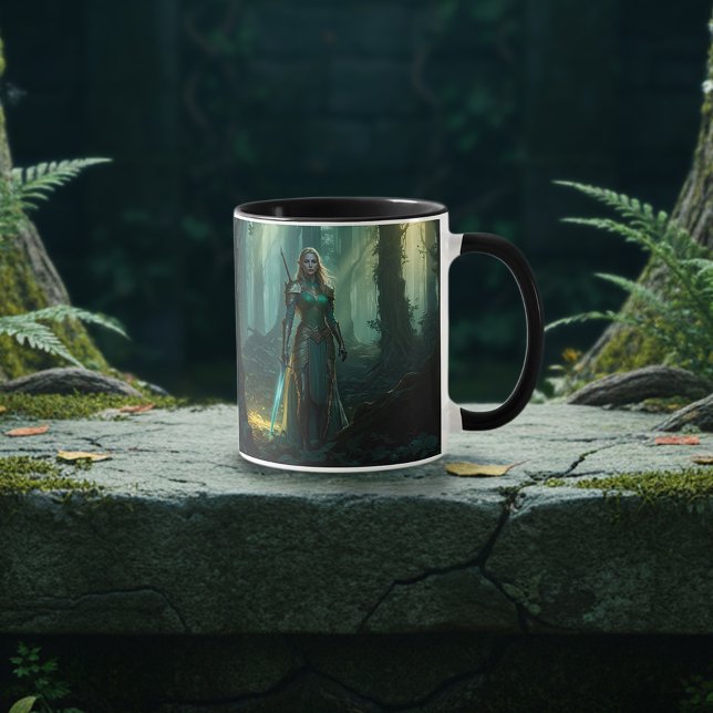 Mug Elfe Gardien du royaume enchanté (Créateur téléchargé)