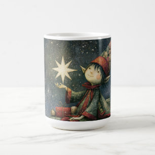 Mug Elfe Magique Mystique avec une Étoile Brillante