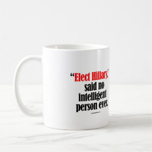 Mug Élisez Hillary n'a dit aucune personne