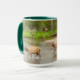 Mug Elks traversant le fleuve Colorado