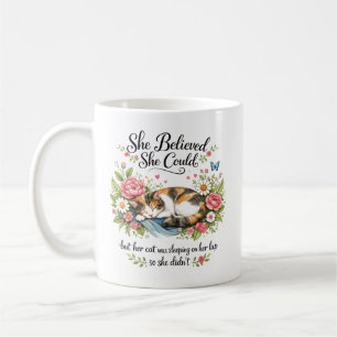 Mug Elle a cru qu'elle pouvait Motivation pour collè